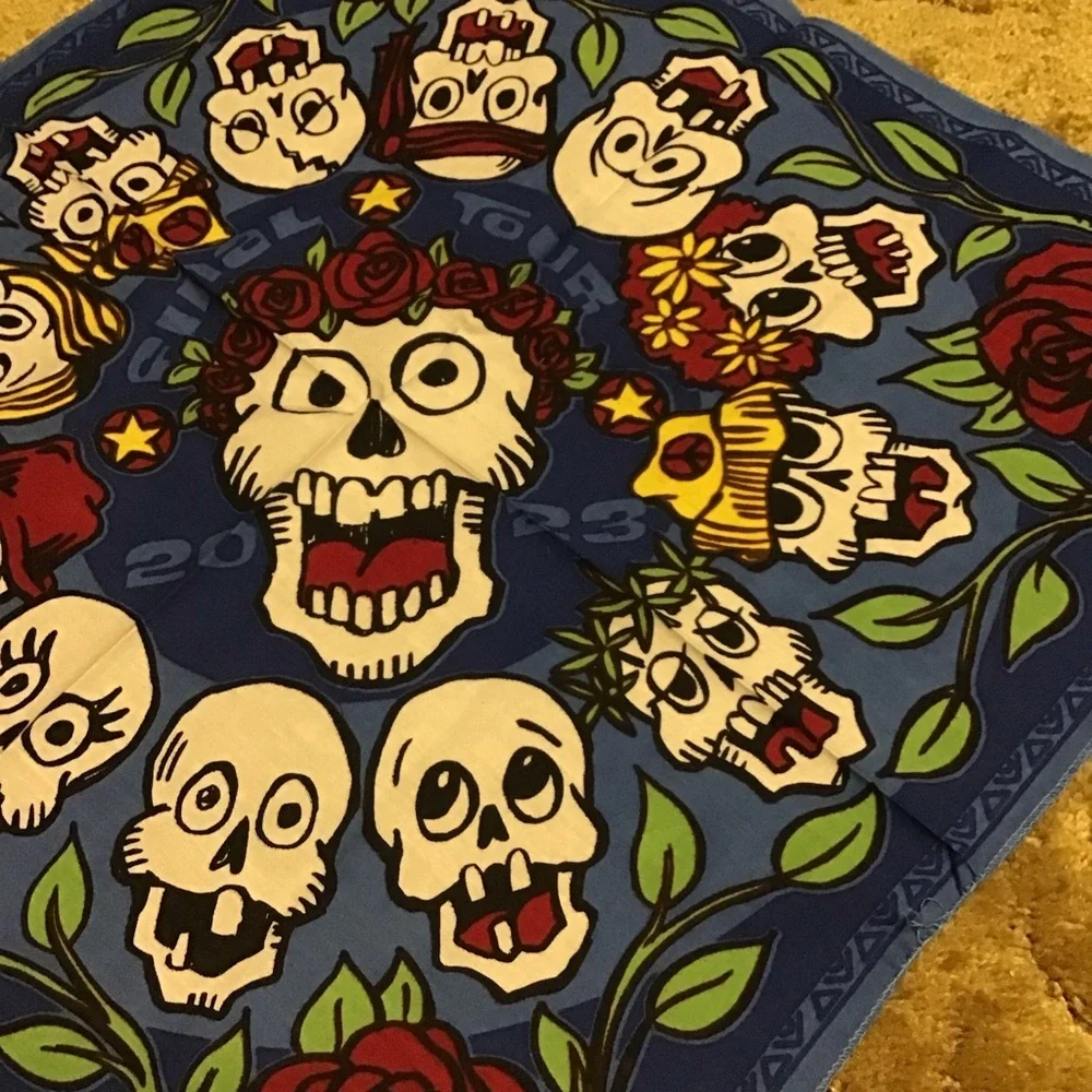 Dead n company final tour 2023 bandana